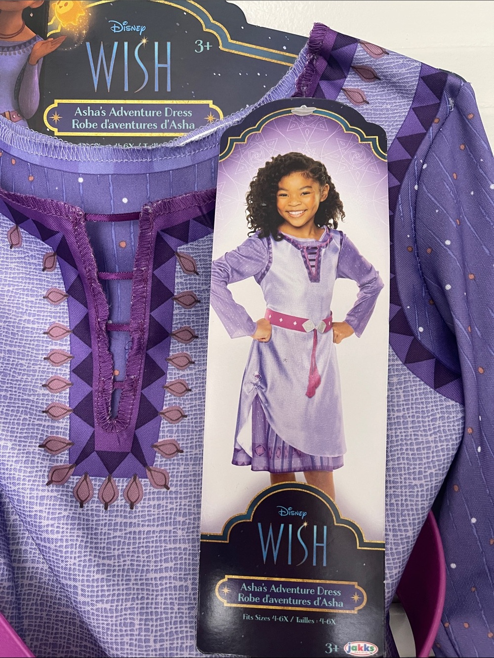 Disney’s Wish kids costume Ashas adventure dress - Picture 2 of 3